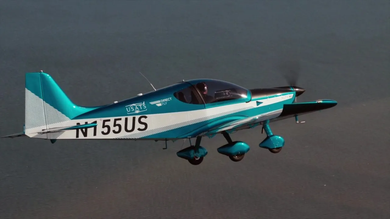 ALTO aircraft in flight over Florida's Space Coast - training aircraft at US Aviation Training Solutions