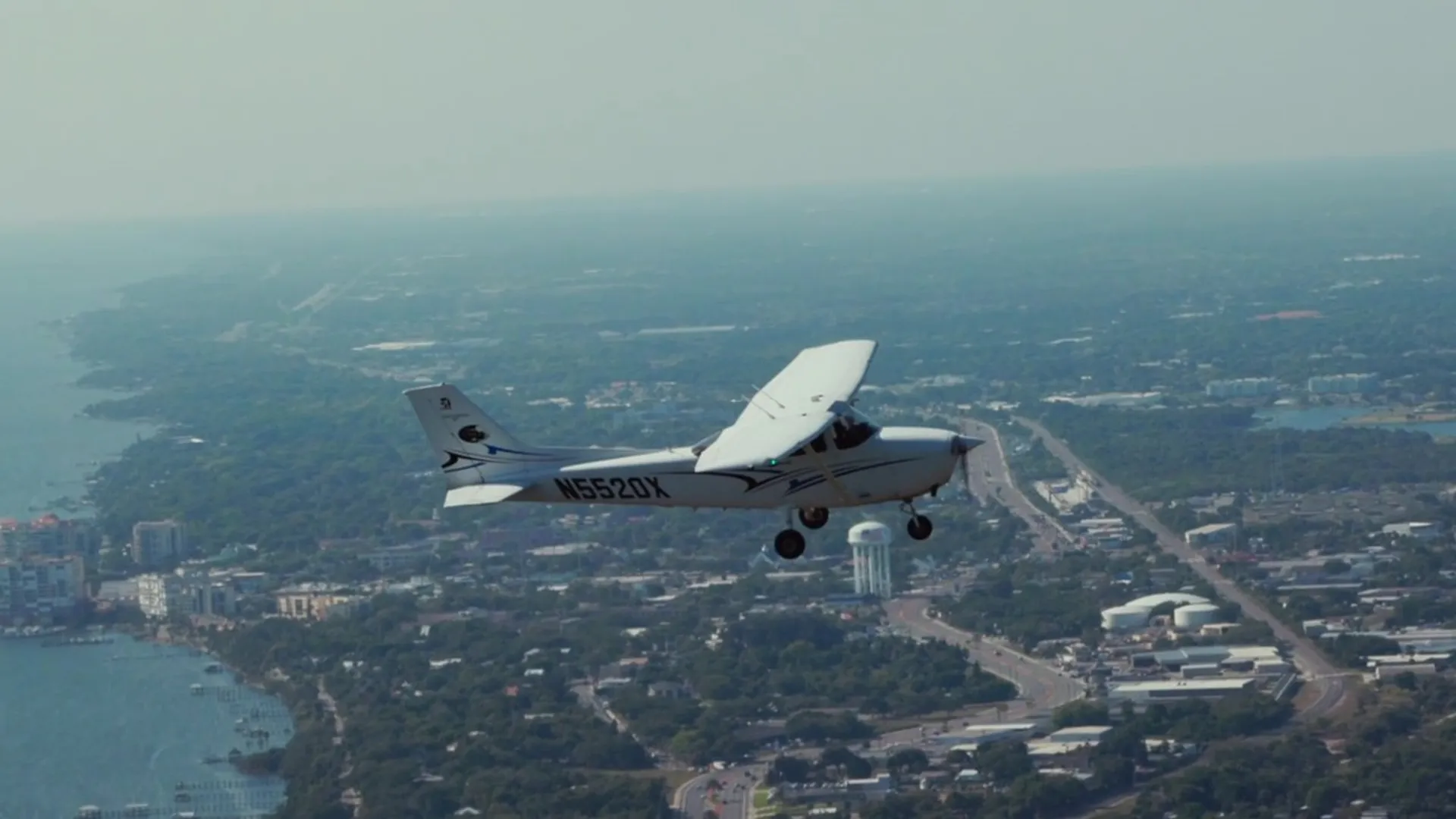 International student pilots training at USATS Florida