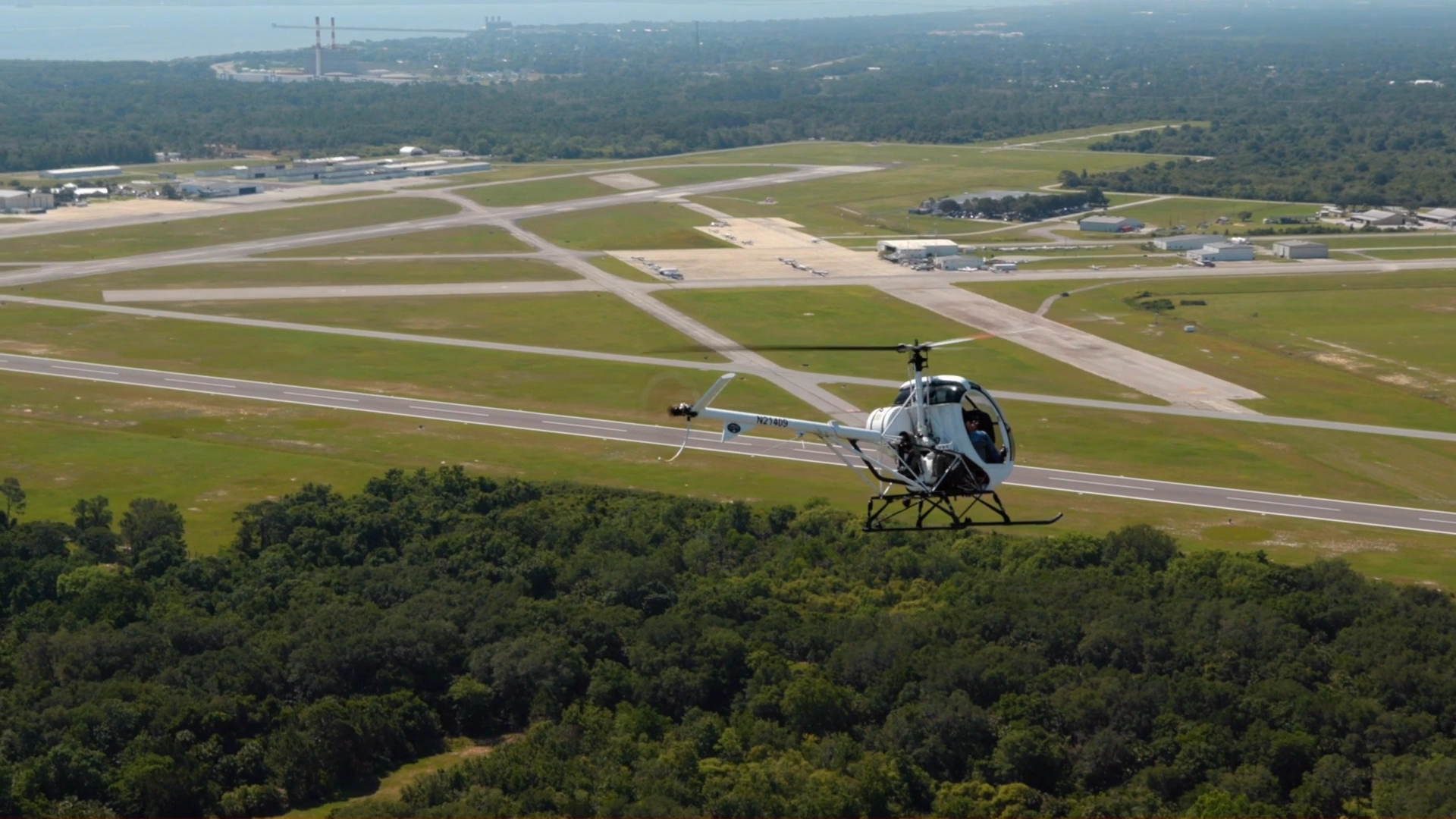 USATS helicopter pilot flight line