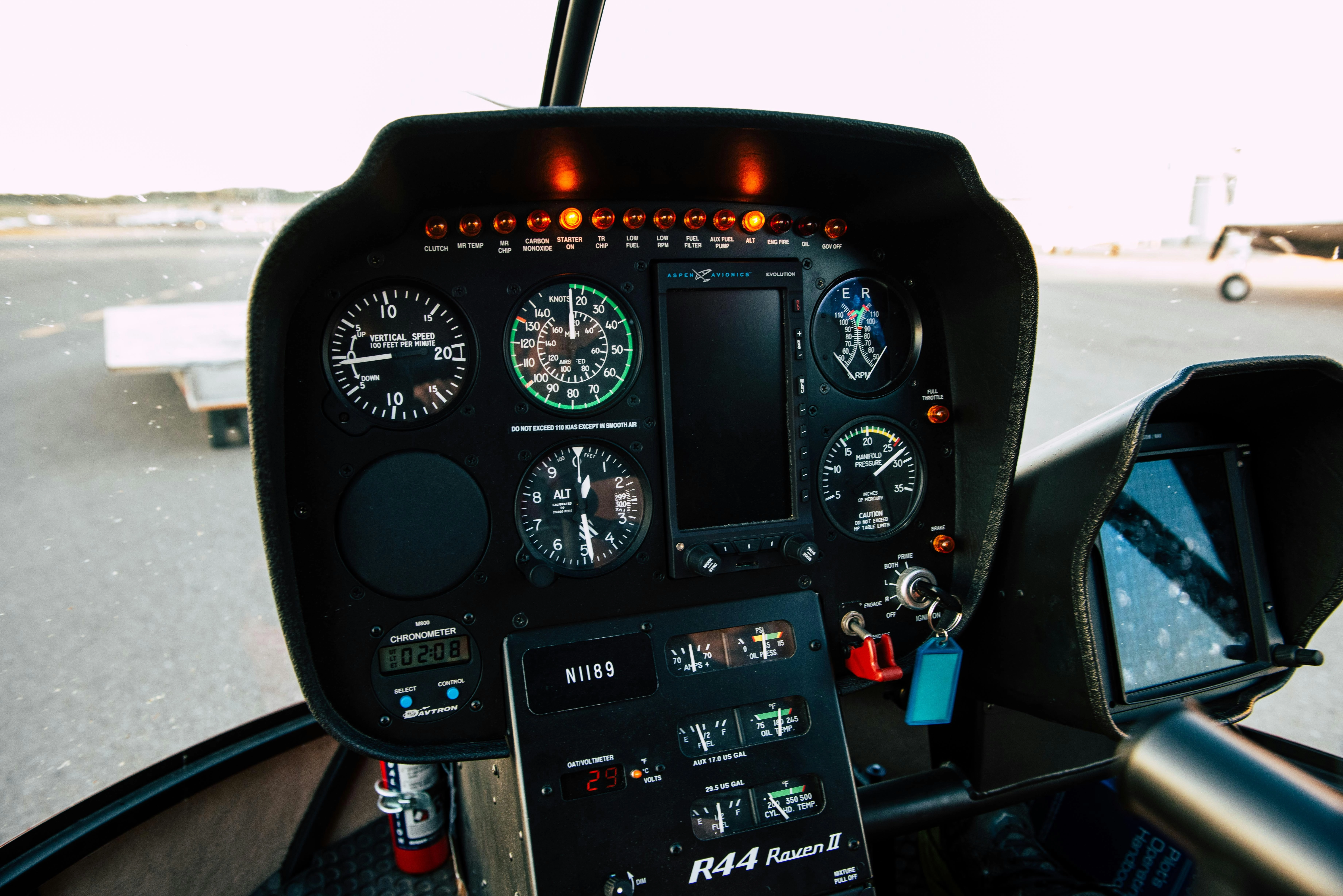 USATS rotorcraft flight instruments and dual controls